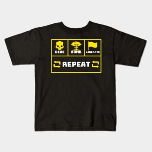 Helldivers 2 repeat Kids T-Shirt